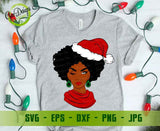 Black Women Merry Christmas svg; Afro Women Christmas; Black Melanin svg; Black queen Afro Woman SVG; Afro Girl Svg best Digital item - GaoDesigns Store
