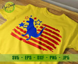Dino American Flag Svg, Patriotic Dinosaur Svg, 4th of July Svg, USA T-Rex svg, Independence Day Svg GaoDesigns Store Digital item