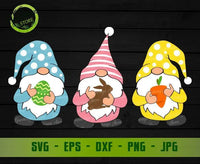 Easter Gnomes Svg, Easter Svg, Gnome Svg, Dxf, Png, Easter Clipart, Easter Shirt Design, Cute Three Gnomes Svg, Silhouette, Cricut Cut Files GaoDesigns Store Digital item