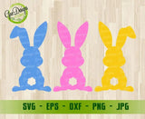 Easter bunny svg, Easter svg, Bunny silhouette, three bunnies, easter clipart, easter shape svg, easter cut file, rabbit svg GaoDesigns Store Digital item