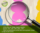 Easter bunny svg, Easter svg, Bunny silhouette, three bunnies, easter clipart, easter shape svg, easter cut file, rabbit svg GaoDesigns Store Digital item