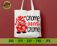 Gnome Sweet Gnome SVG file, Valentines Day SVG cut file, Home Sweet Home svg file GaoDesigns Store Digital item