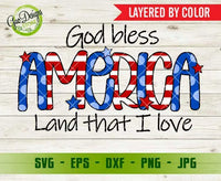 God Bless America Land That I Love svg, 4th Of July svg, God Bless America svg, Independence Day Svg GaoDesigns Store Digital item