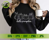 Hello Pumpkin SVG, row of pumpkins svg, Happy Thanksgiving svg, Pumpkin shirt svg, Autumn cut file GaoDesigns Store Digital item