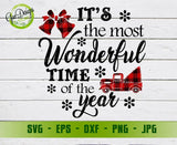 It's the Most Wonderful Time of the Year Svg Christmas Svg Buffalo Plaid Svg Christmas Svg Designs Christmas Cut Files Cricut GaoDesigns Store Digital item