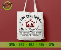 Love Came Down Nativity Best Day Ever Jesus buffalo plaid clipart PNG SVG instant download waterslide, sublimation graphics designs GaoDesigns Store Digital item