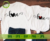 Love disney svg, Love disney dxf, Love disney cutting file, Love mickey svg, Love minnie svg, Valentine's day svg GaoDesigns Store Digital item