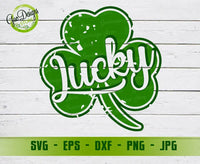 Lucky Clover SVG, Saint Patricks Day Svg, Lucky SVG, Shamrock SVG, Saint Patrick's Day Svg, Clover SVG, CriCut Files GaoDesigns Store Digital item