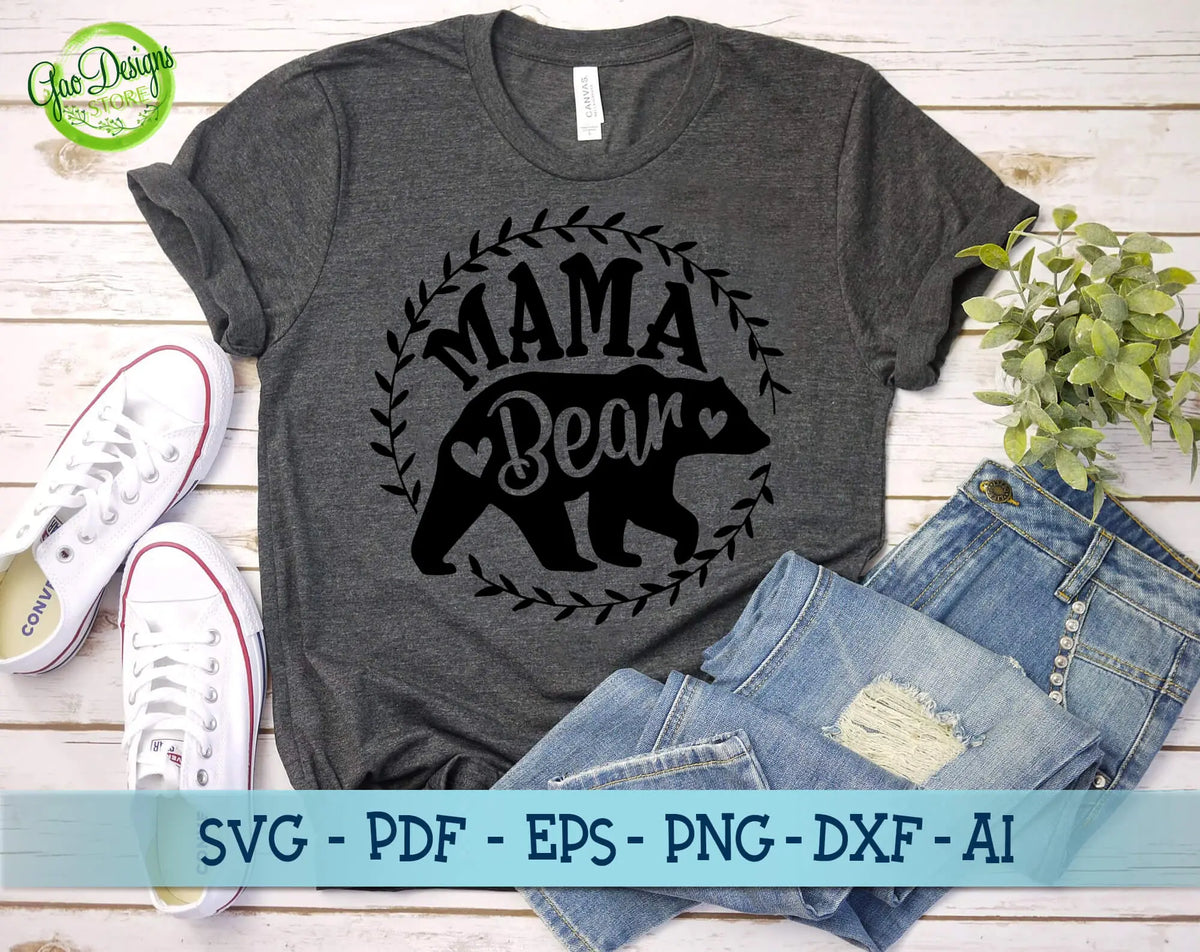 Mama Bear SVG – The Modish Maker