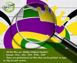 Mardi Gras unicorn svg, Unicorn clipart, Louisiana Mardi Gras svg CriCut Files jpg png dxf Silhouette GaoDesigns Store Digital item