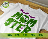 Momster svg, Funny Halloween svg, Halloween shirt svg, halloween mom svg Spooky shirt svg spooky svg GaoDesigns Store Digital item