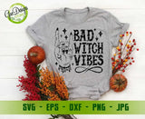 Peace Bad Witch Vibes Halloween svg  cricut Bad Witch Vibes svg Peace Hand Witch svg Witch Peace Svg GaoDesigns Store Digital item