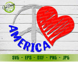 Peace love america svg, peace sign svg, peace love svg 4th of july svg patriotic svg file for cricut GaoDesigns Store Digital item