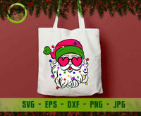 Santa with Sunglasses Svg; Santa Claus Sunglasses SVG; Pink Santa Svg; Cute Christmas Svg Best Digital Downloads - Gaodesigns Store 
