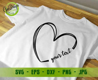 Split Heart SVG, Doodle Heart Monogram SVG, Monogram Heart SVG, Hand Drawn Heart svg, Heart Clip Art, Valentines day clipart GaoDesigns Store Digital item