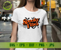 Spooky vibes SVG Funny Halloween svg, Funny Shirt Design SVG, Halloween Quote SVG, Spooky svg cricut GaoDesigns Store Digital item
