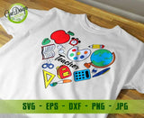 Teacher Heart Svg, Teacher svg, Teacher Appreciation svg, Teacher Shirt svg, Teacher gift svg Cricut GaoDesigns Store Digital item