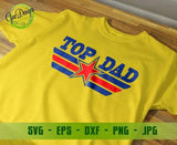 Top dad svg, Top Gun svg, Father's Day svg, Funny Father's Day Gift svg, Father's Day Gift For Dad Digital Cut Files GaoDesigns Store Digital item
