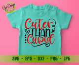 Cuter than Cupid SVG design, Kid Valentine Svg, Happy Valentines Day SVG, Valentine svg cut file for Valentines love svg GaoDesigns Store Digital item