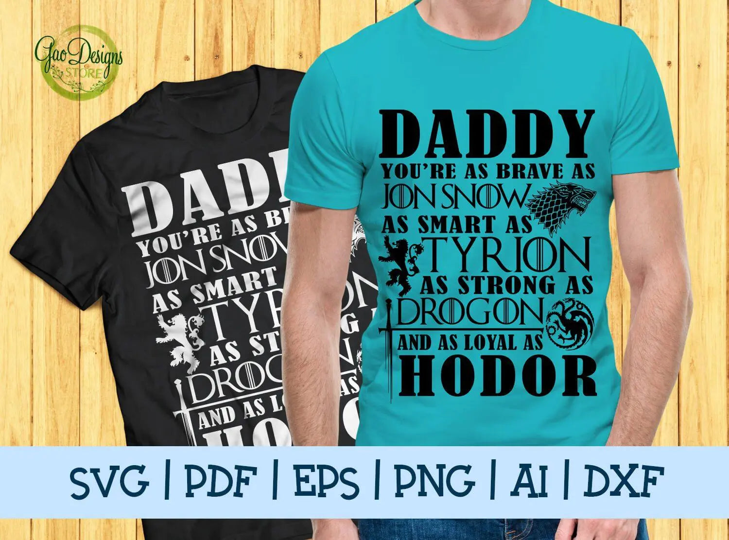 dad game of thrones shirt