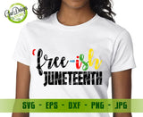 Free-ish juneteenth svg Juneteenth 1865 SVG Black Lives Matter svg Black History Freedom Day cutting GaoDesigns Store Digital item