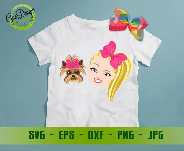 Jojo siwa and bow bow svg, Jojo siwa shirt svg, Jojo siwa squad svg