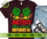 Juneteenth The Real Independence Day SVG, Juneteenth svg, Black History Month SVG, Black History svg GaoDesigns Store Digital item