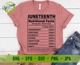 Juneteenth svg Nutrition Fact svg cricut file Black History svg Black History Month svg Free dom svg GaoDesigns Store Digital item