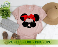 Minnie Mouse Head with Bow svg file for cricut, Minnie Mouse Sunglesses Minnie Mouse SVG Disney svg GaoDesigns Store Digital item
