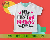 My first mother's day svg mothers day svg baby svg Happy Mothers Day Svg Digital Download first mothers day matching svg GaoDesigns Store Digital item