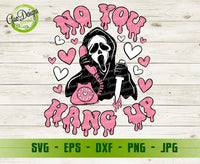 No You Hang Up Svg, Funny Ghost Halloween Svg, Ghost Calling Svg, Scream face svg file for cricut, GaoDesigns Store Digital item