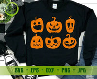 Pumpkins halloween svg, Halloween Vinyl Pumpkin Face Free SVG Cut File, Pumpkins Svg, Cute Funny Halloween Shirt GaoDesigns Store Free digital item