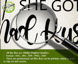 She Got Mad Hustle And A Dope Soul svg, Girl Boss svg, Empowered Women, Hustle svg, Downloadable Cut File, Svg files for Cricut Mom life svg GaoDesigns Store Digital item