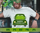 St Patricks Day svg, Truck Shamrock svg Farmhouse svg Country svg Lucky Irish svg Files for Cricut Downloads Silhouette Clip Art GaoDesigns Store Digital item