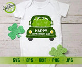 St Patricks Day svg, Truck Shamrock svg Farmhouse svg Country svg Lucky Irish svg Files for Cricut Downloads Silhouette Clip Art GaoDesigns Store Digital item