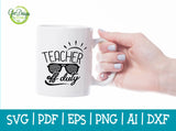 Teacher off duty SVG, Summer vector for cut Teacher design svg, Teacher shirt print, Teacher gift svg, teacher cricut file GaoDesigns Store Digital item