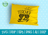 Teacher off duty SVG, Summer vector for cut Teacher design svg, Teacher shirt print, Teacher gift svg, teacher cricut file GaoDesigns Store Digital item