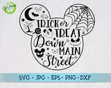Trick or Treat Down Main Street svg Disney Halloween Svg, Trick or Treat Down Main Street, halloween shirt svg, halloween svg files GaoDesigns Store Digital item