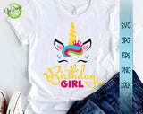 Unicorn bundle svg UNICORN FACE SVG, unicorn head svg files for cricut, unicorn face clipart, unicorn birthday svg, birthday girl svg GaoDesigns Store Digital item