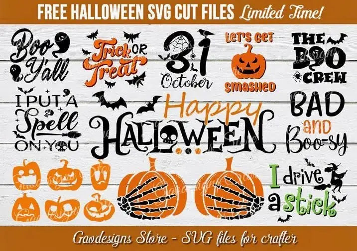 10 BEST FREE HALLOWEEN SVG CUT FILES Free – LIMITED TIME !