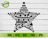 4th Of July Star svg God Bless America SVG 4th Of July svg Patriotic svg Independence day svg cricut GaoDesigns Store Digital item