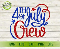 4th of July Crew svg USA svg freedom svg, patriotic svg Memorial Day SVG Independence Day svg cricut GaoDesigns Store Digital item