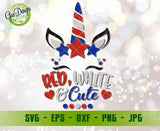 4th of July Unicorn Svg, Red white and cute Unicorn America svg Mericorn svg, Patriotic Unicorn svg GaoDesigns Store Digital item