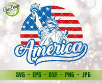 America liberty Svg, Statue of Liberty SVG, Lady Liberty svg, 4th of July SVG USA Flag Svg, Independence Day Svg Patriotic Shirt Svg GaoDesigns Store Digital item