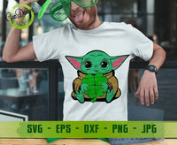 Baby Yoda St Patrick’s Day SVG, Baby yoda SVG, Yoda SVG, Star Wars SVG, St. Patrick’s Day SVG GaoDesigns Store Digital item