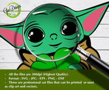 Baby Yoda St Patrick’s Day SVG, Baby yoda SVG, Yoda SVG, Star Wars SVG, St. Patrick’s Day SVG GaoDesigns Store Digital item