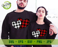 Buffalo Plaid Heart Svg Valentine Svg, Love Svg, Valentine Day Svg, PNG for Sublimation printing, Valentines day clipart GaoDesigns Store Digital item