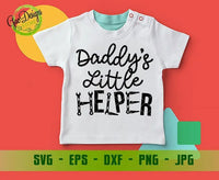 Daddy's little helper svg father's dad svg son brother daddy new baby svg cricut silhouette, father's day shirt SVG File for Cricut GaoDesigns Store Digital item