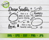 First Things First I'm The Realest Santa svg, Christmas Shirt svg, Dear Santa Cookies And Milk Svg Eps Png Pdf Cut File, Merry Christmas Svg, Santa Cookies Svg GaoDesigns Store Digital item