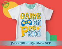 Game on preschool svg Hello preschool png first day of school svg shirt for students svg cricut file GaoDesigns Store Digital item